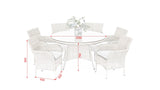#5003 - Rome 6 Seater Dining Set
